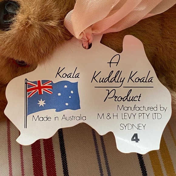 M & H Levy I 1980s I Kuddly Koala I Kangaroo Fur - Picture 2 of 16